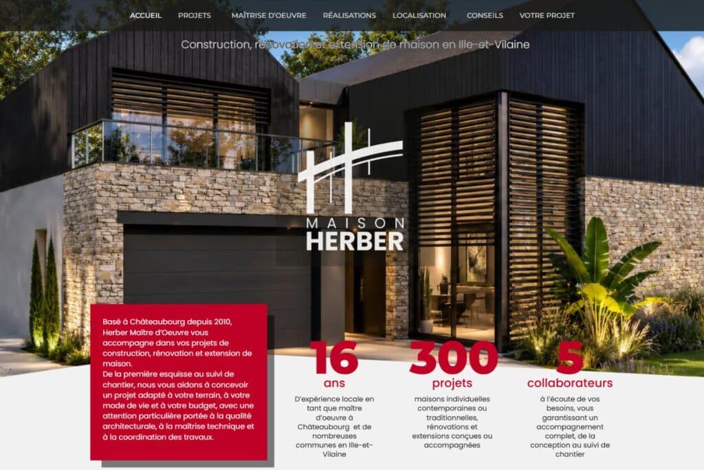 site web maison Herber